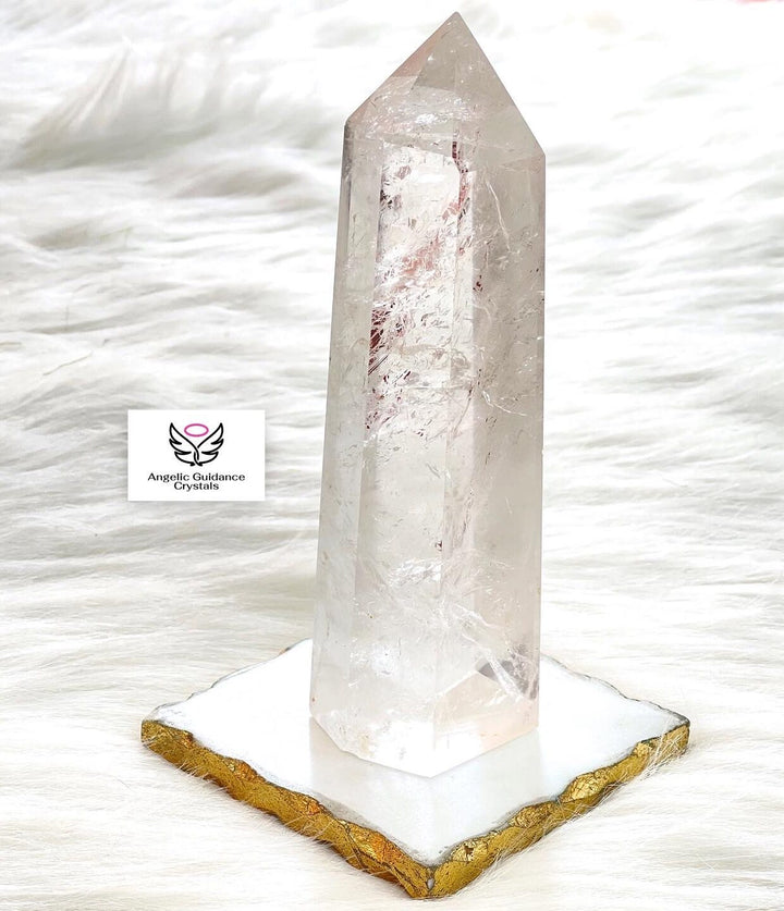 Clear Quartz Natural Tower Large 4