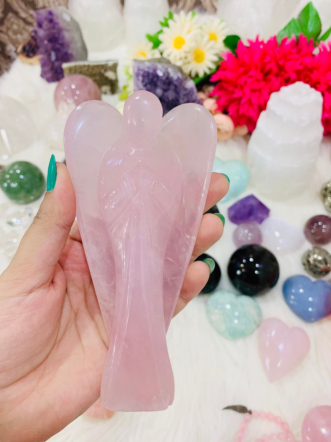 Rose Quartz Angel