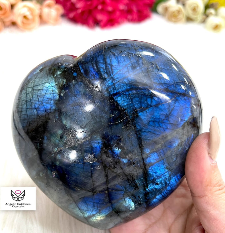 Labradorite Heart XXL