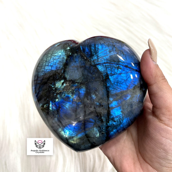 Labradorite Heart XXL