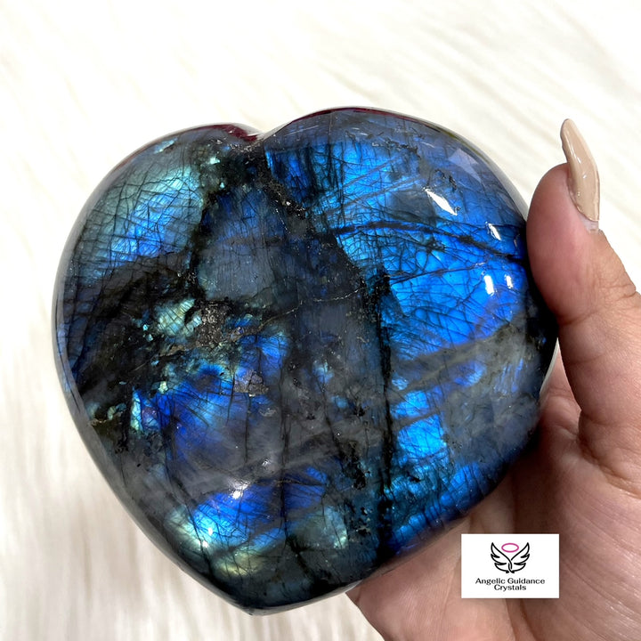 Labradorite Heart XXL