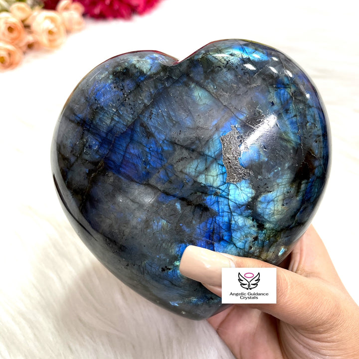 Labradorite Heart XXXL