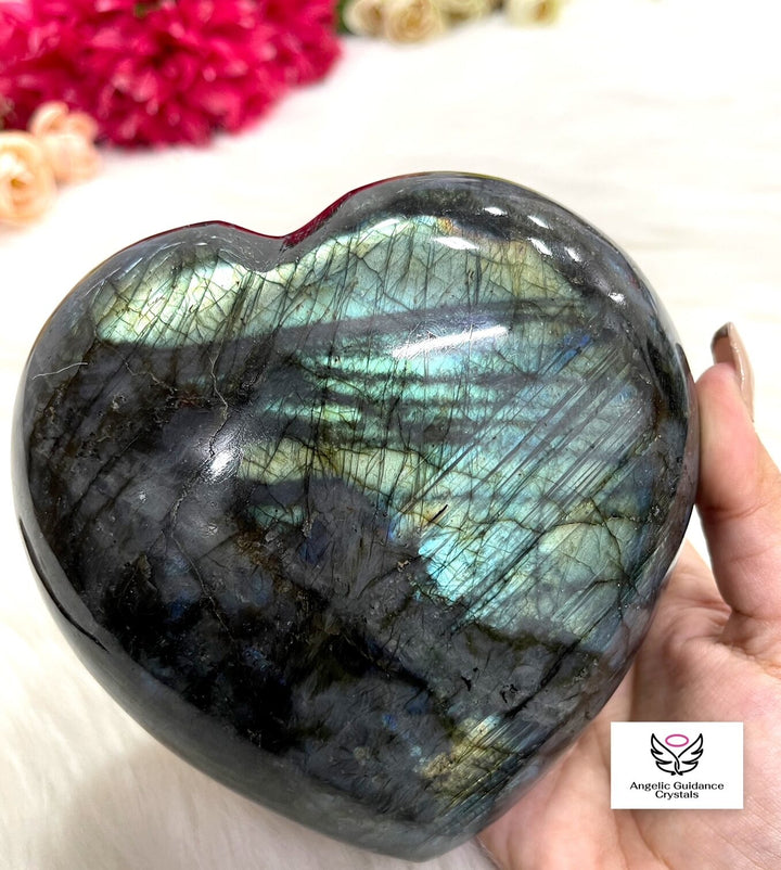 Labradorite Heart XXXL