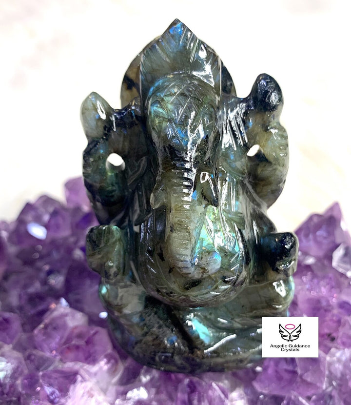 Labradorite Ganesha 2