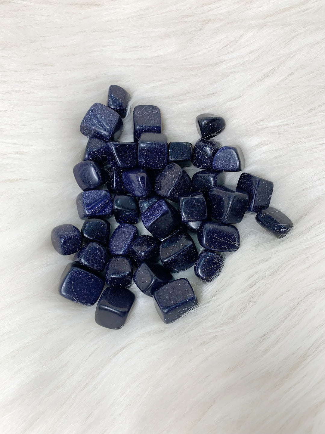 Blue goldstone Tumble