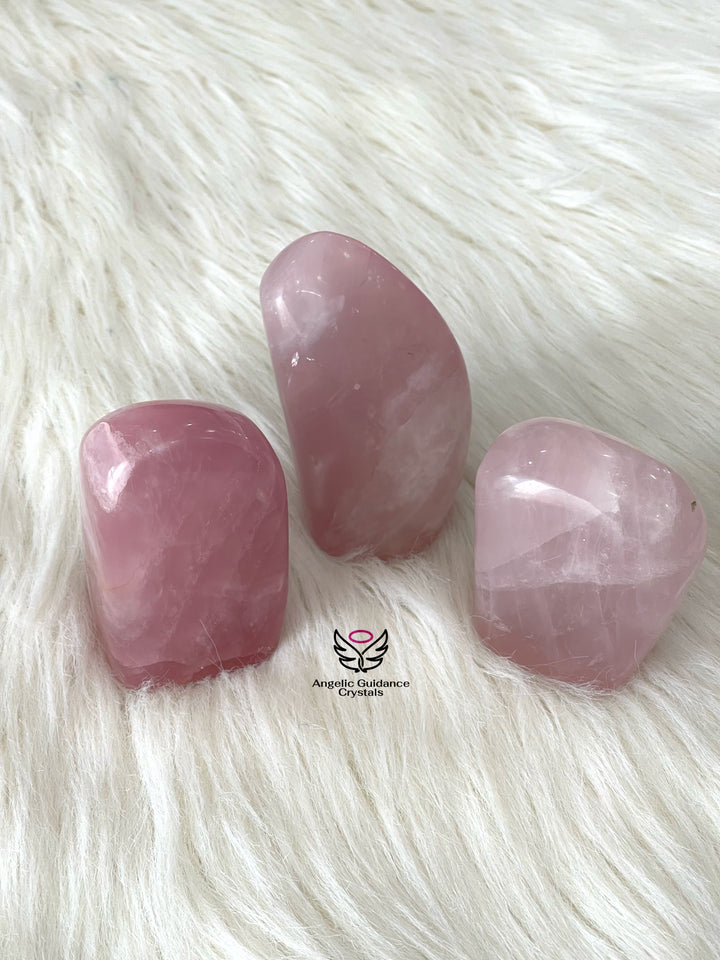 Rose Quartz Natural Freeform 1