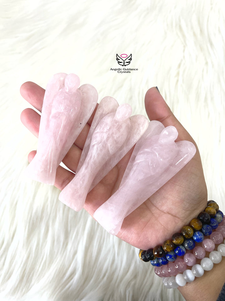 Rose Quartz Angel 3Inch