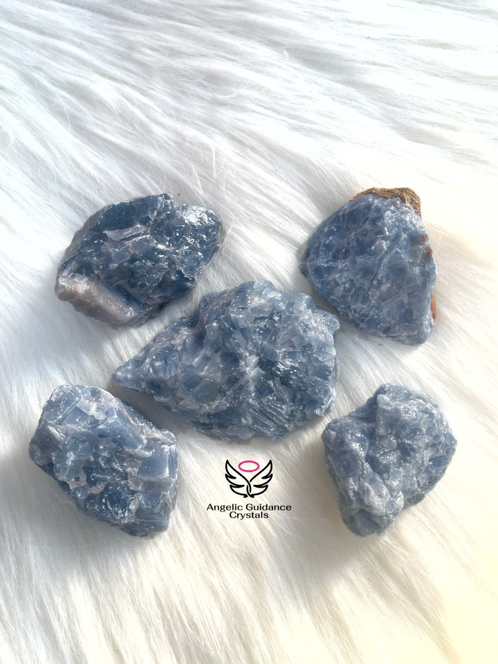 Blue Calcite Raw Stone AAA 5