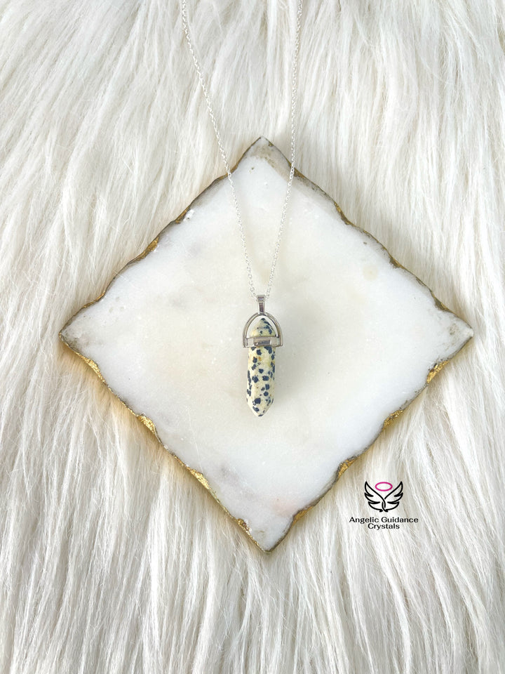 Dalmatian Jasper Pendant