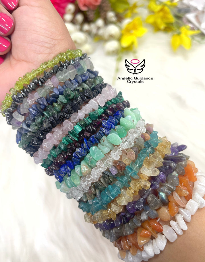 Crystal Chip Bracelets