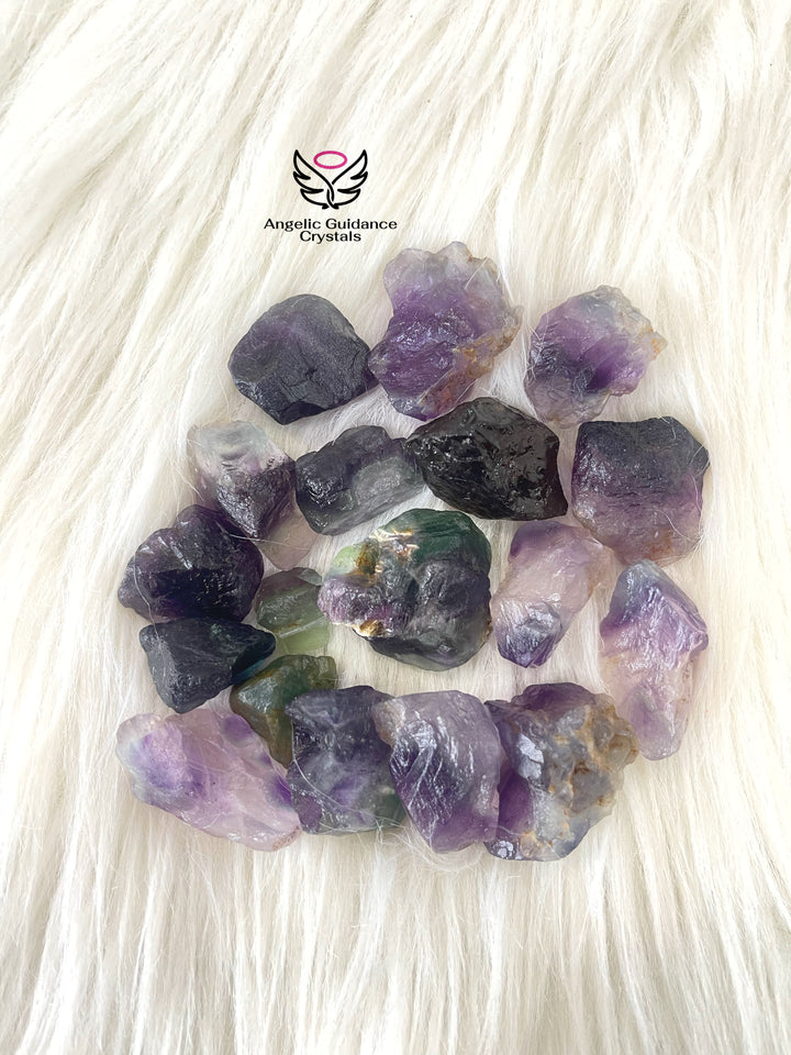 Rainbow Fluorite Raw Stone XSmall