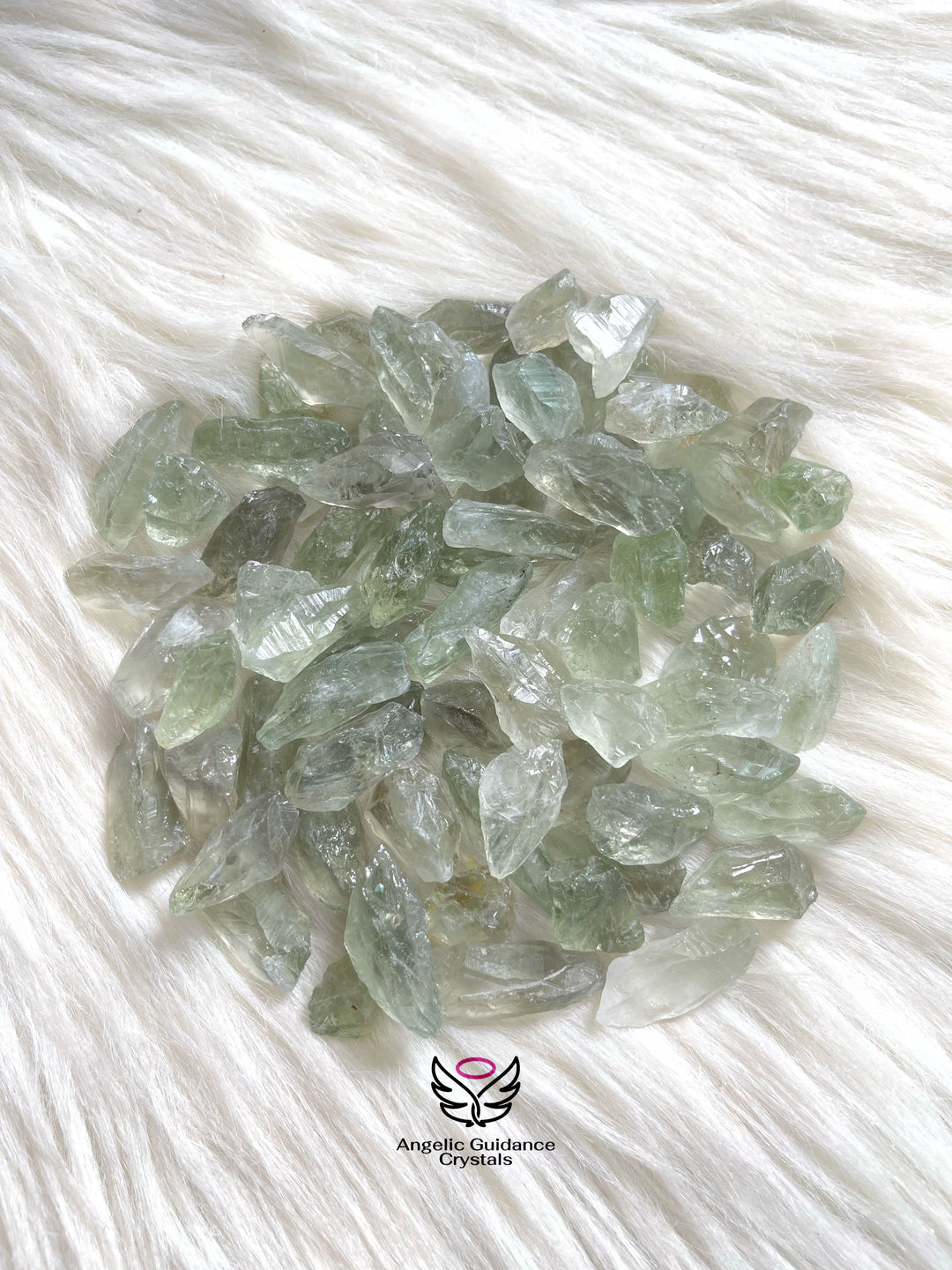 Green Amethyst Raw Stone Small