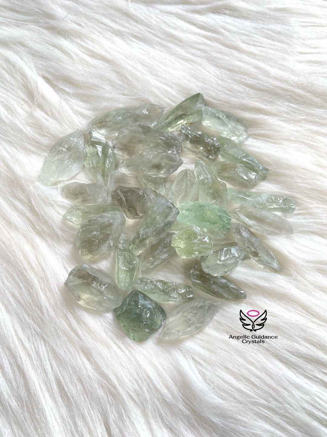 Green Amethyst Raw Stone Medium