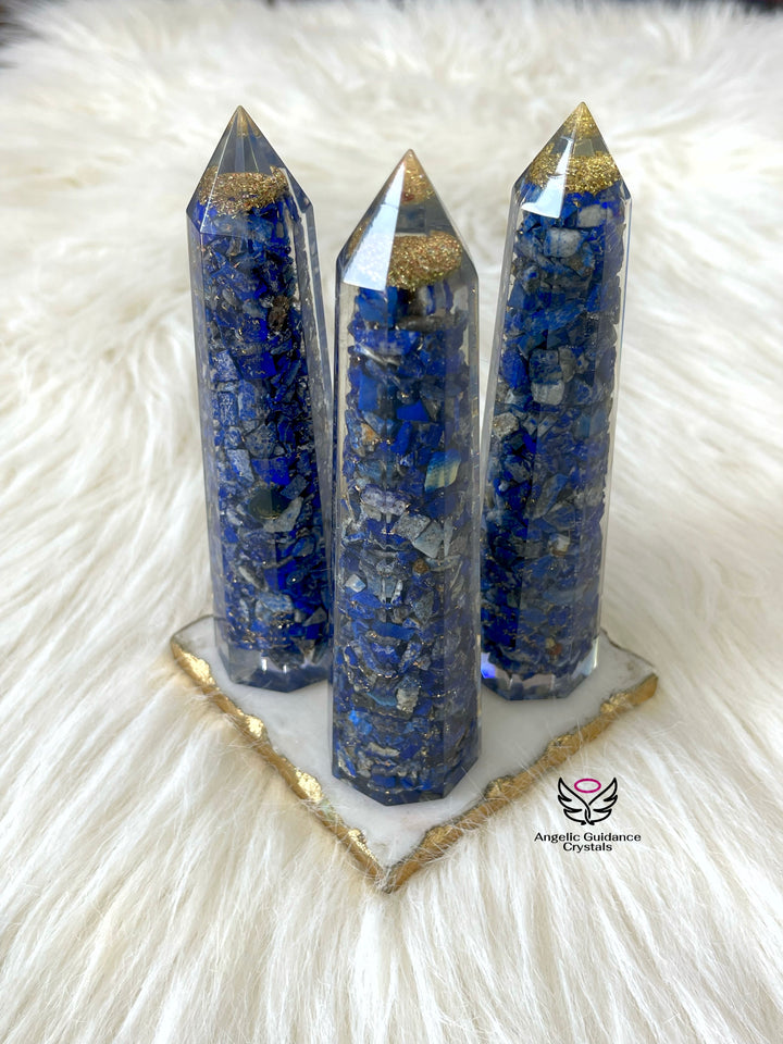 Lapis Lazuli Orgone Tower