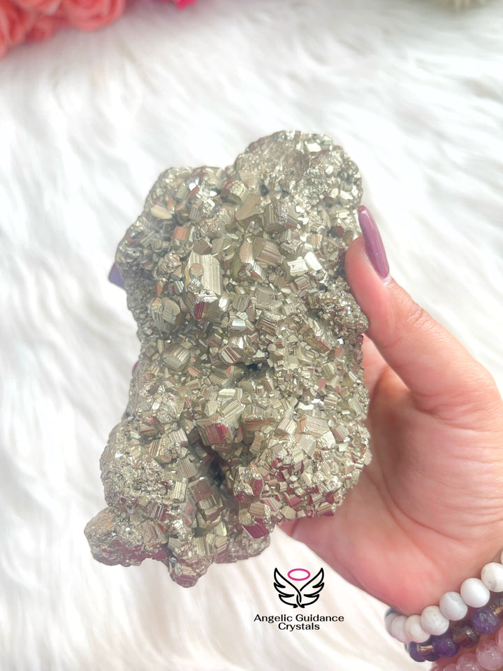 Pyrite Cluster Freeform XXL AAA