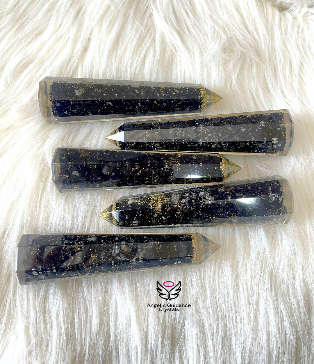 Black Tourmaline Orgone Tower