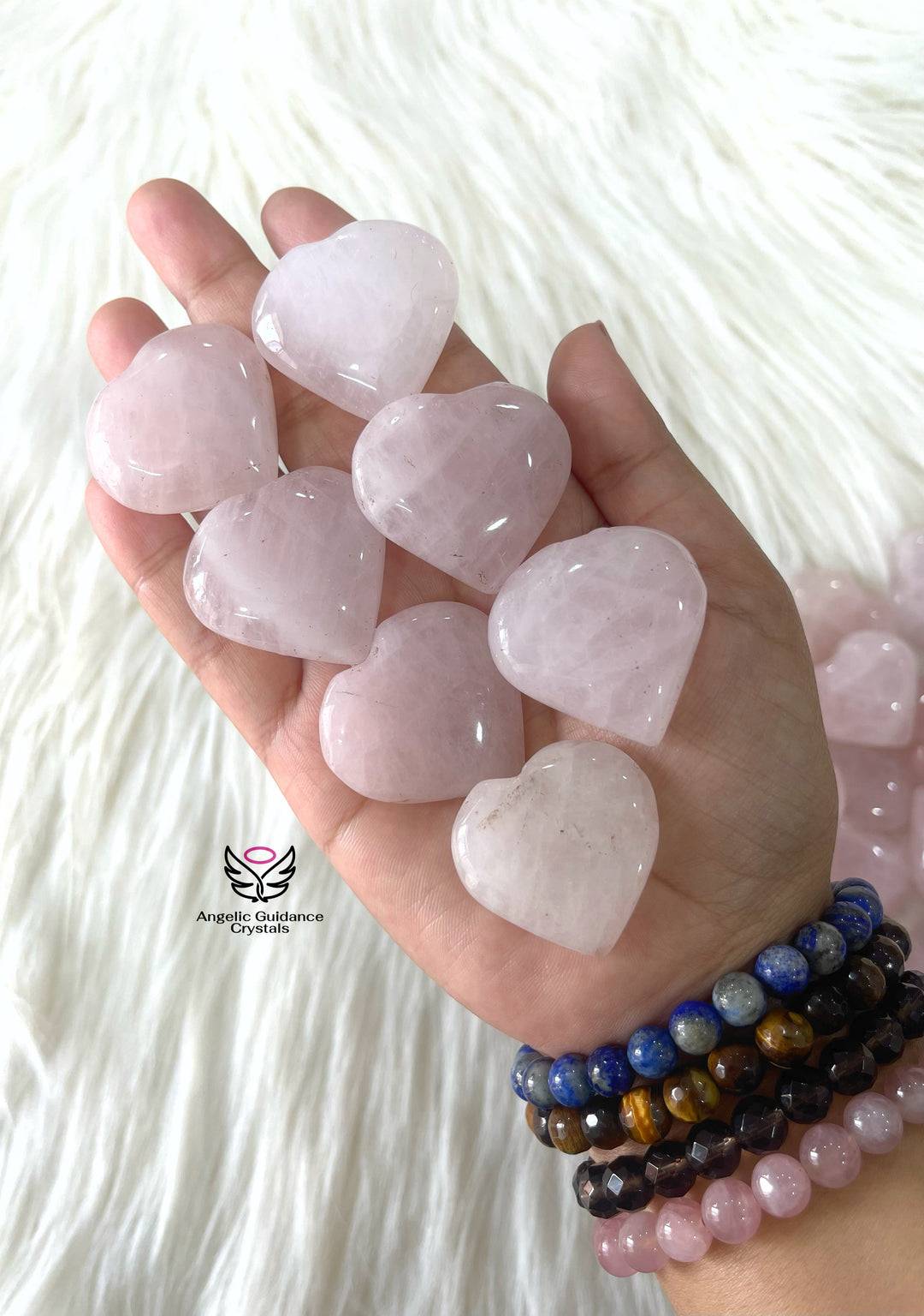 Rose Quartz Heart Small A