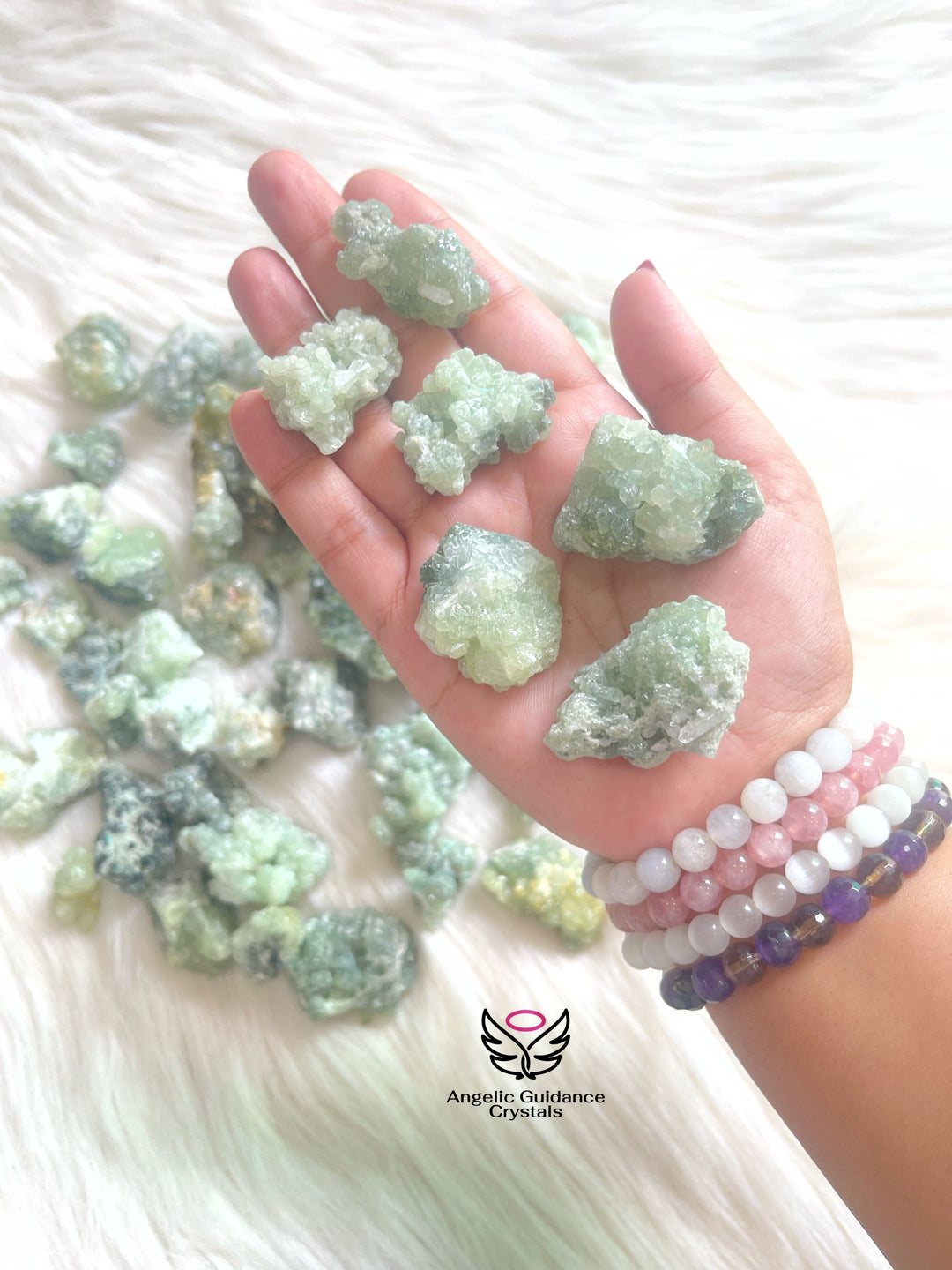 Prehnite Raw Stone Small