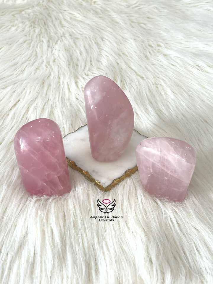 Rose Quartz Natural Freeform 1