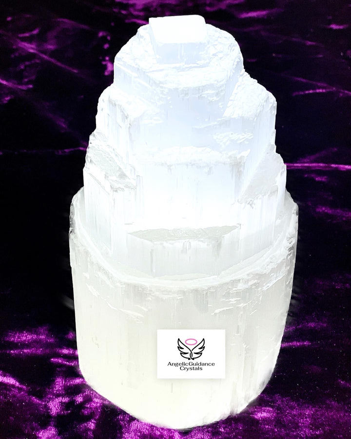 Selenite Lamp Medium