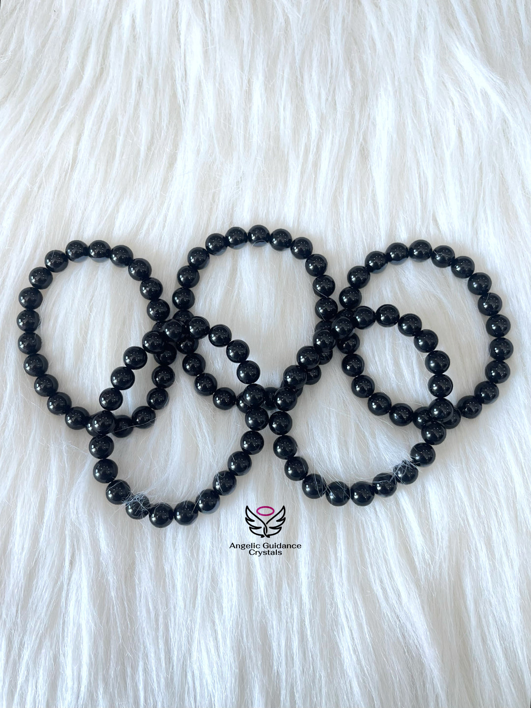 Black Tourmaline Round Bracelet