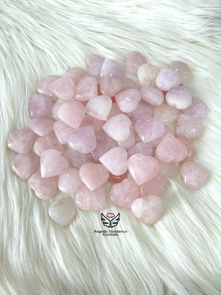 Rose Quartz Heart Small A