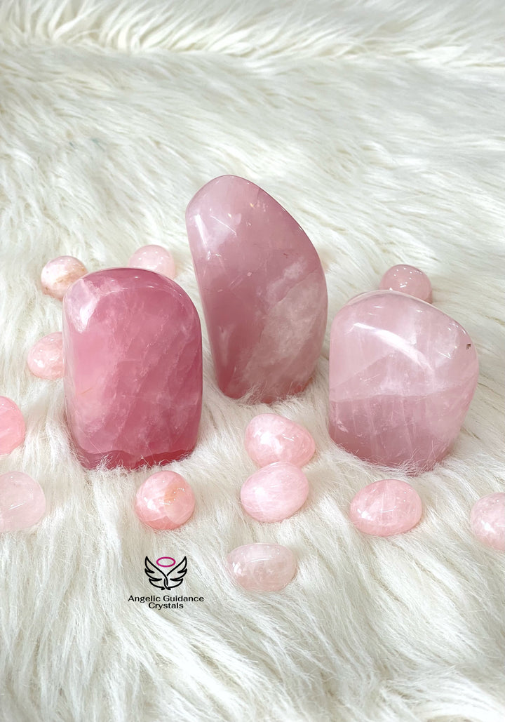 Rose Quartz Natural Freeform 3