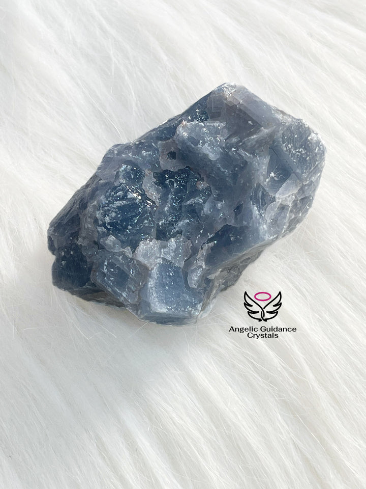 Blue Calcite Raw Stone AAA 4