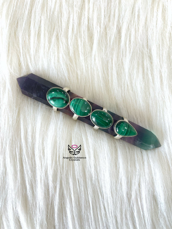 Malachite Silver Ring