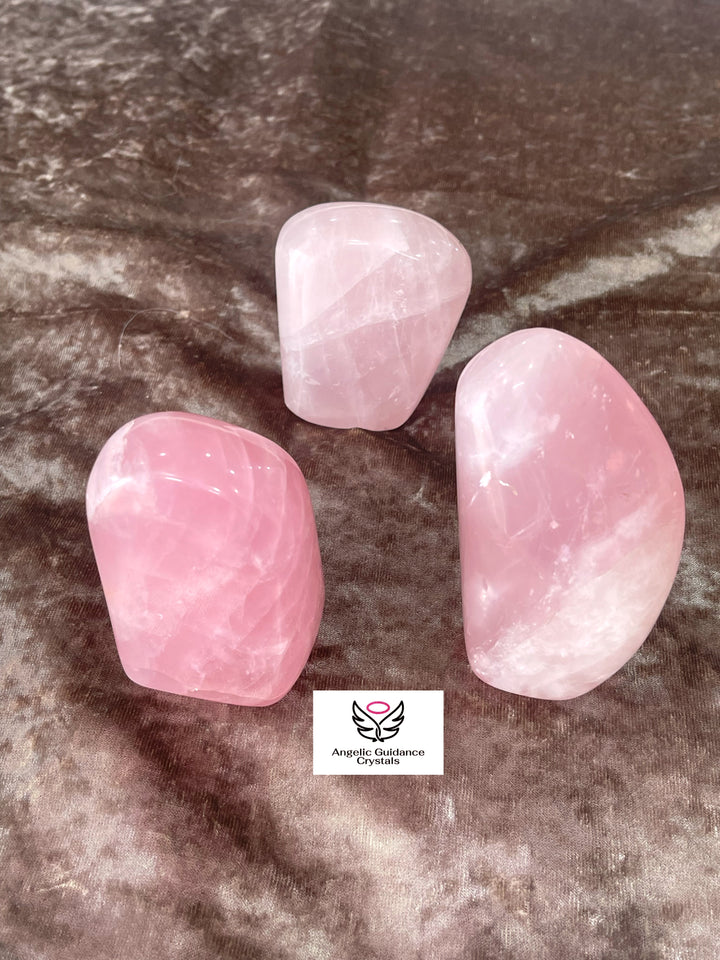 Rose Quartz Natural Freeform 1