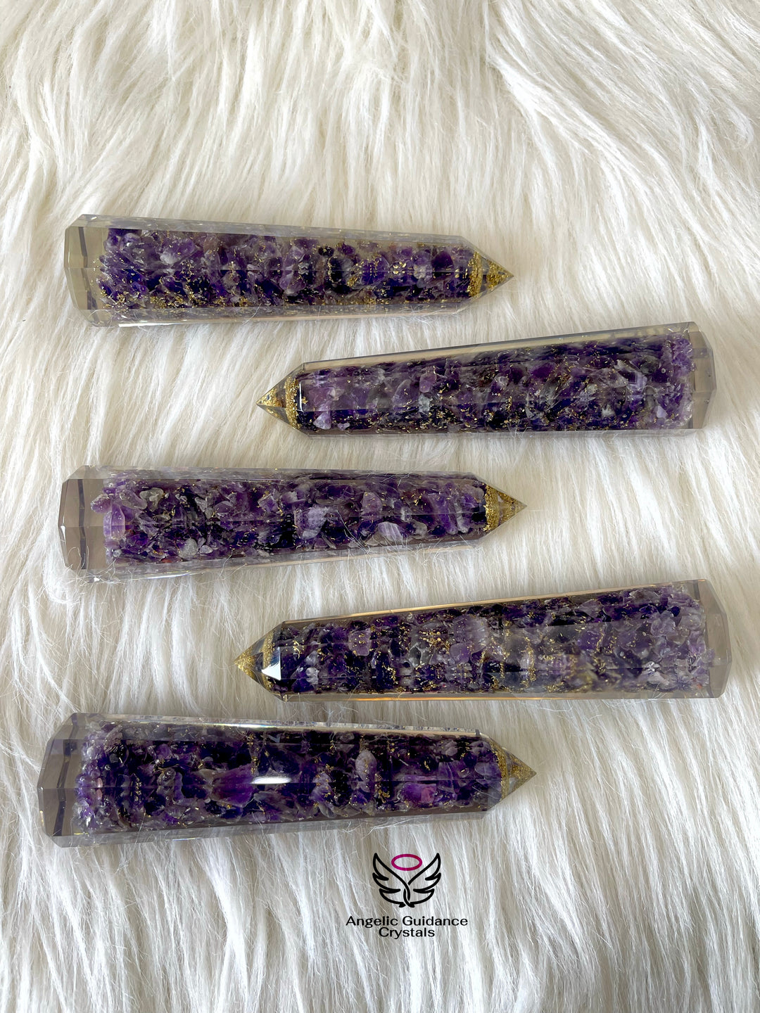 Amethyst Orgone Tower