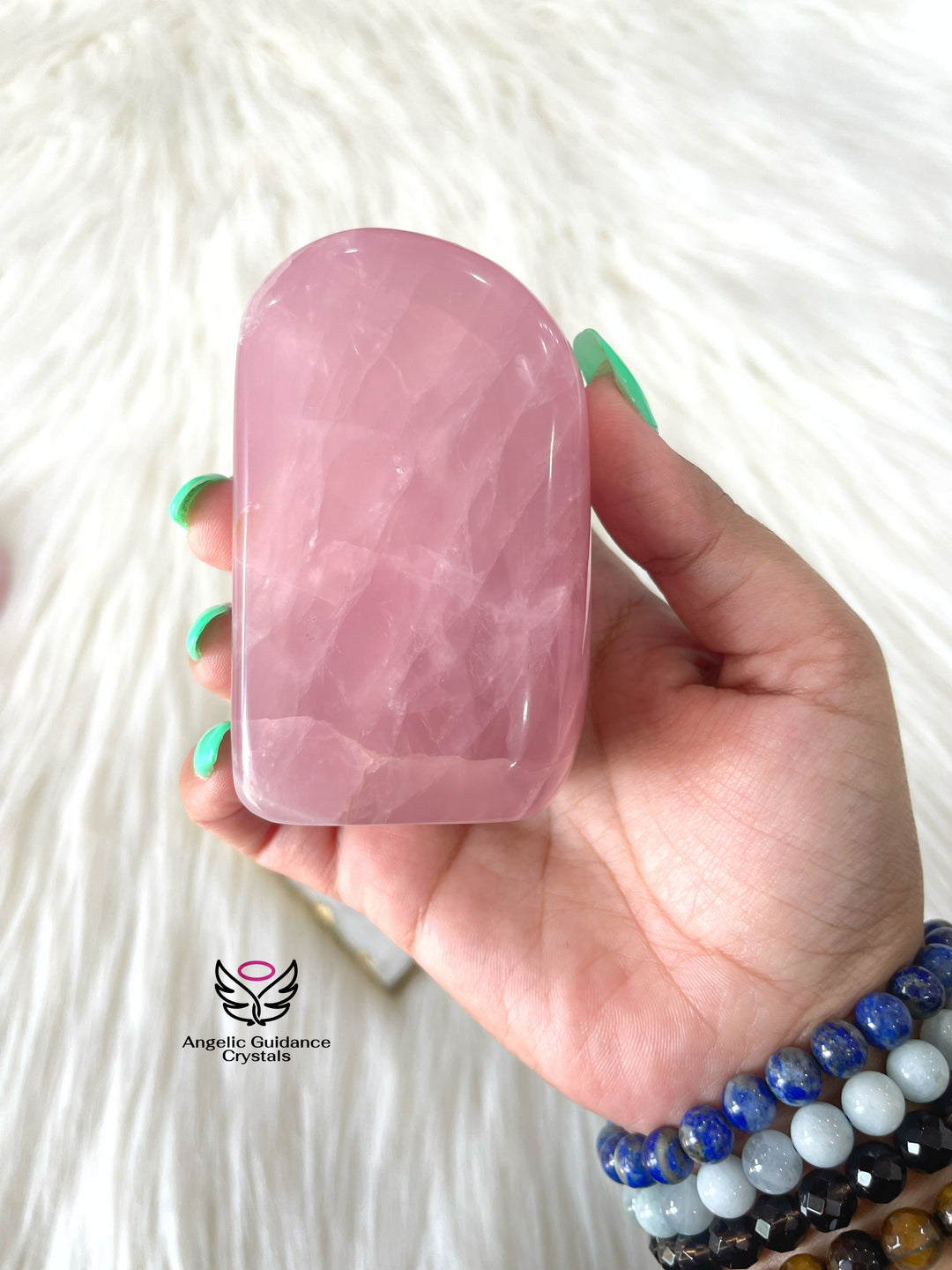 Rose Quartz Natural Freeform 2