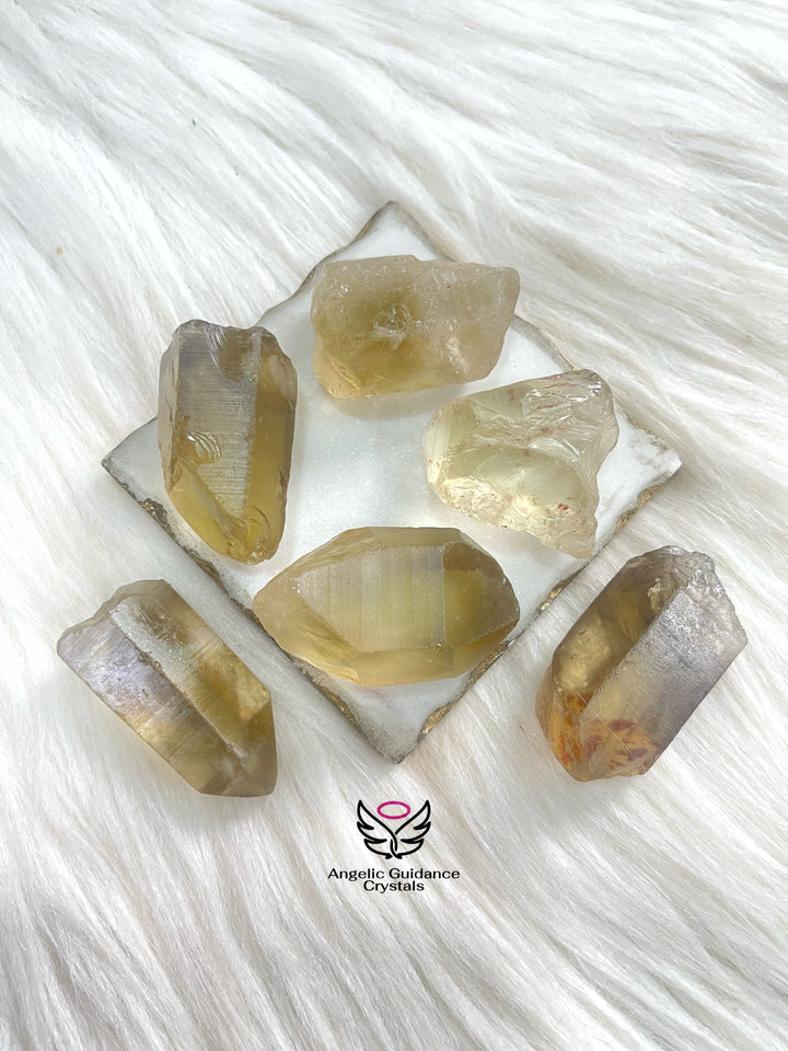 Aracuai Citrine Raw Stone Medium