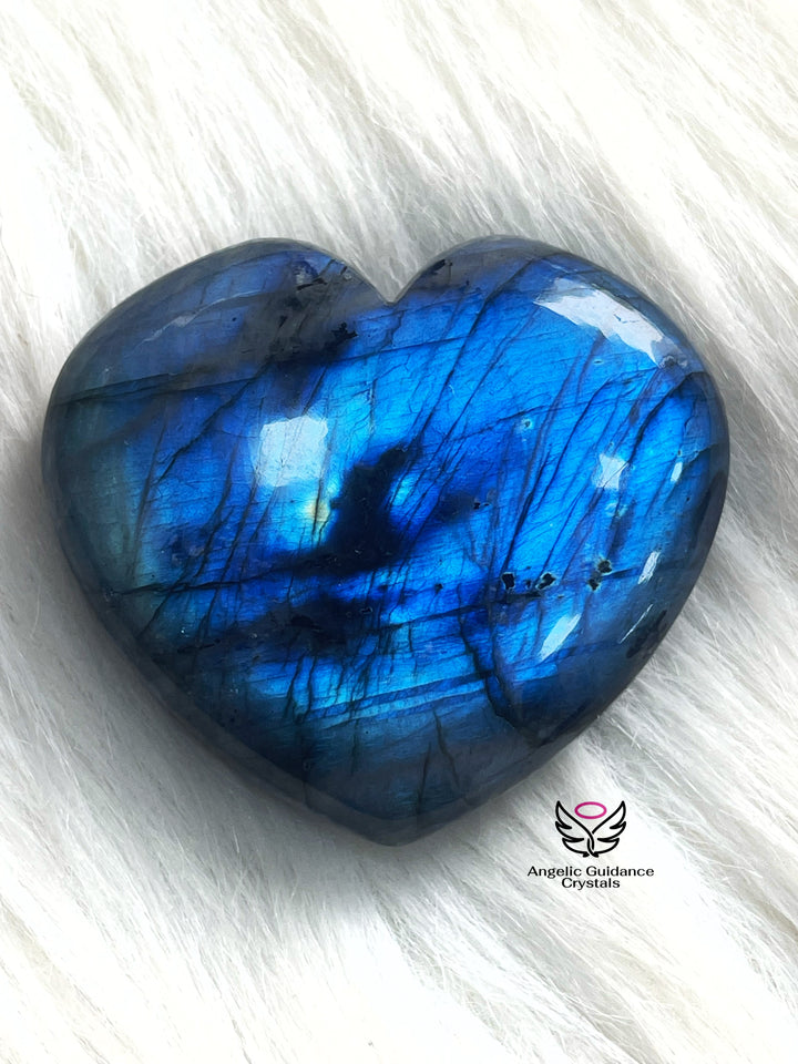 Labradorite Heart large 2