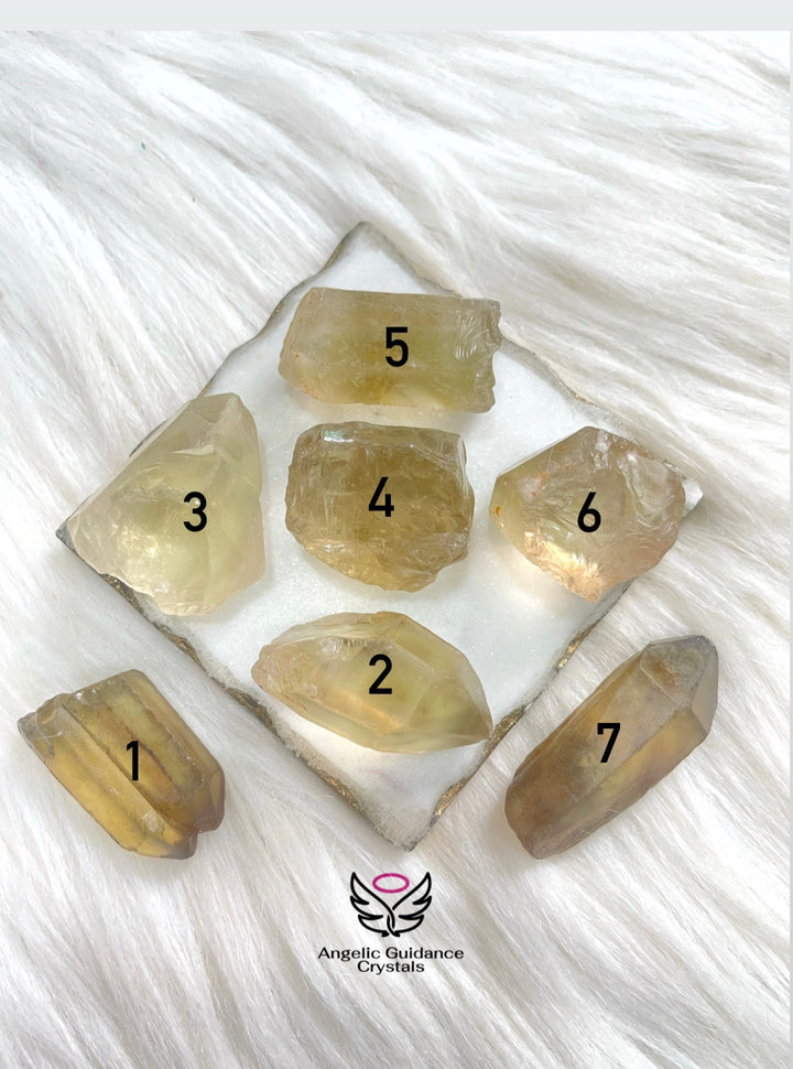 Aracuai Citrine Raw Stone Small