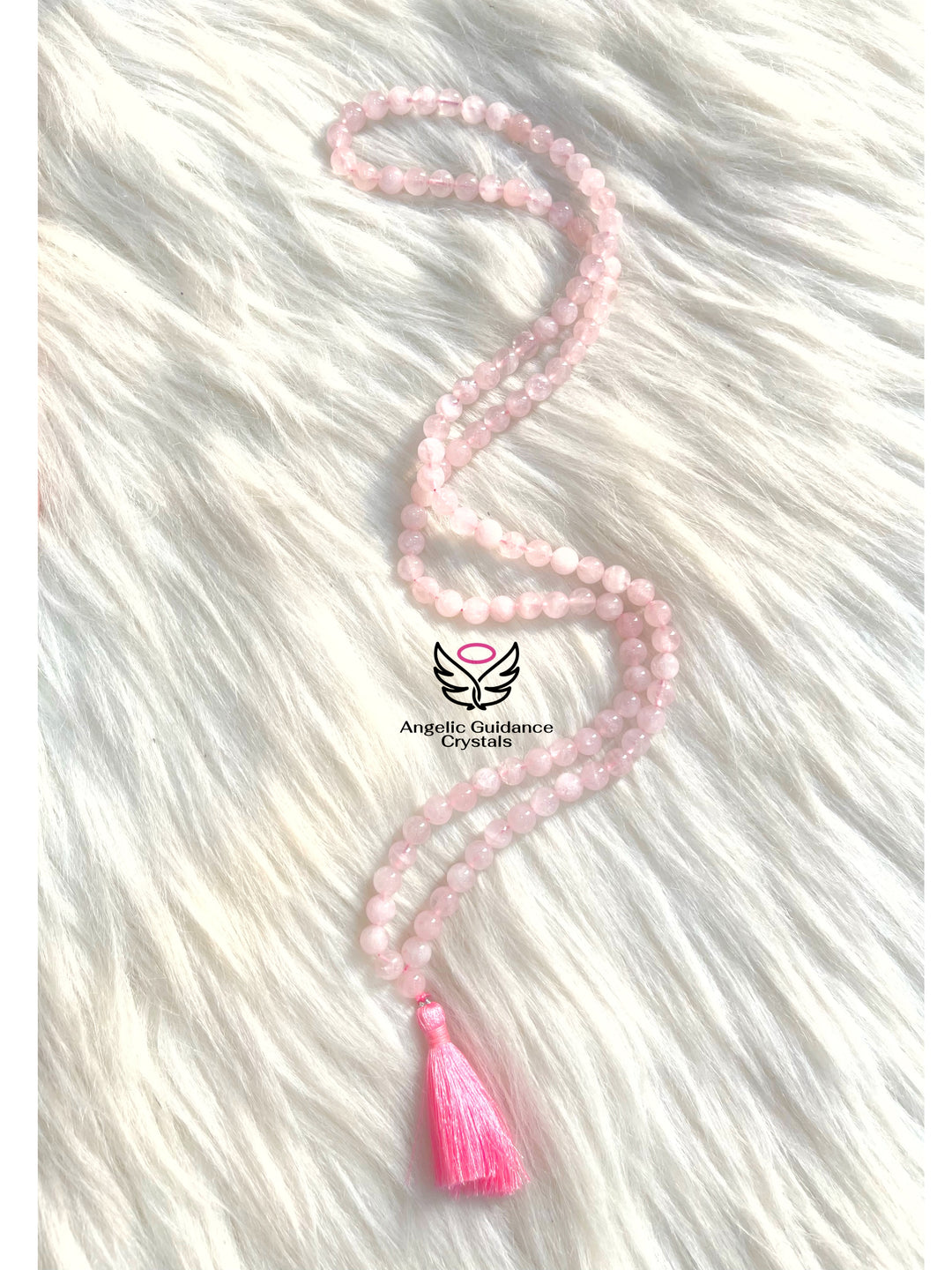 Rose Quartz Round Mala 108 Beads