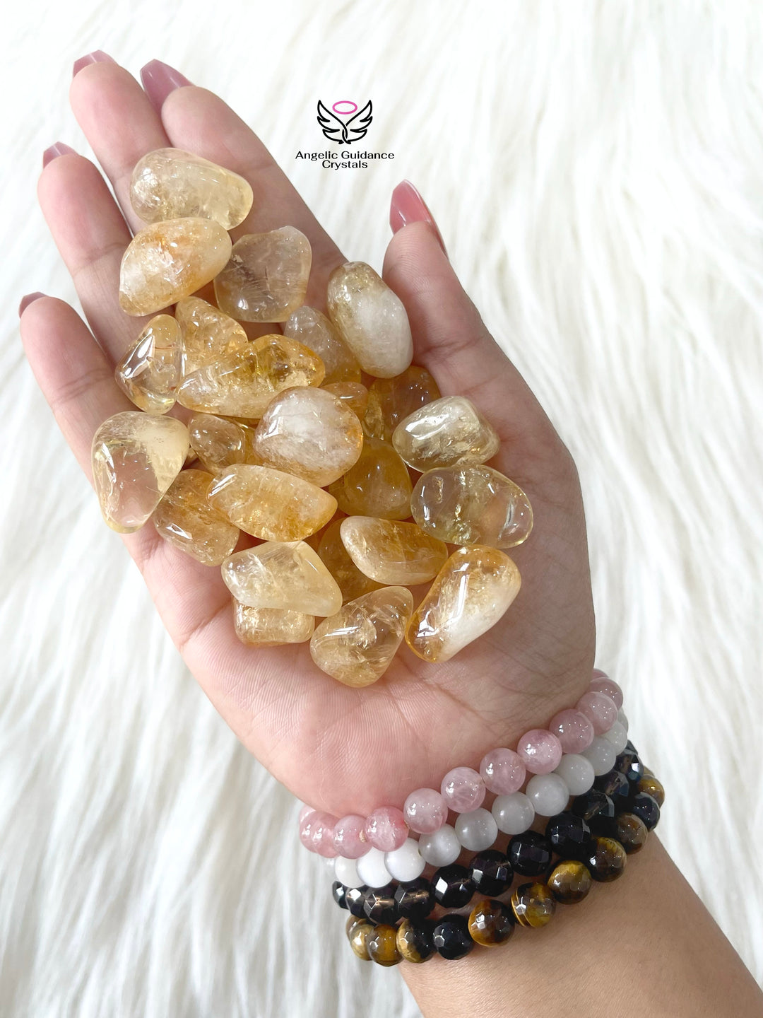 Citrine Natural Tumble Small