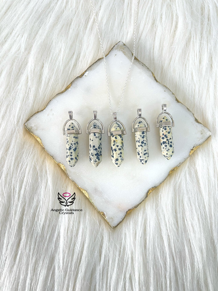 Dalmatian Jasper Pendant