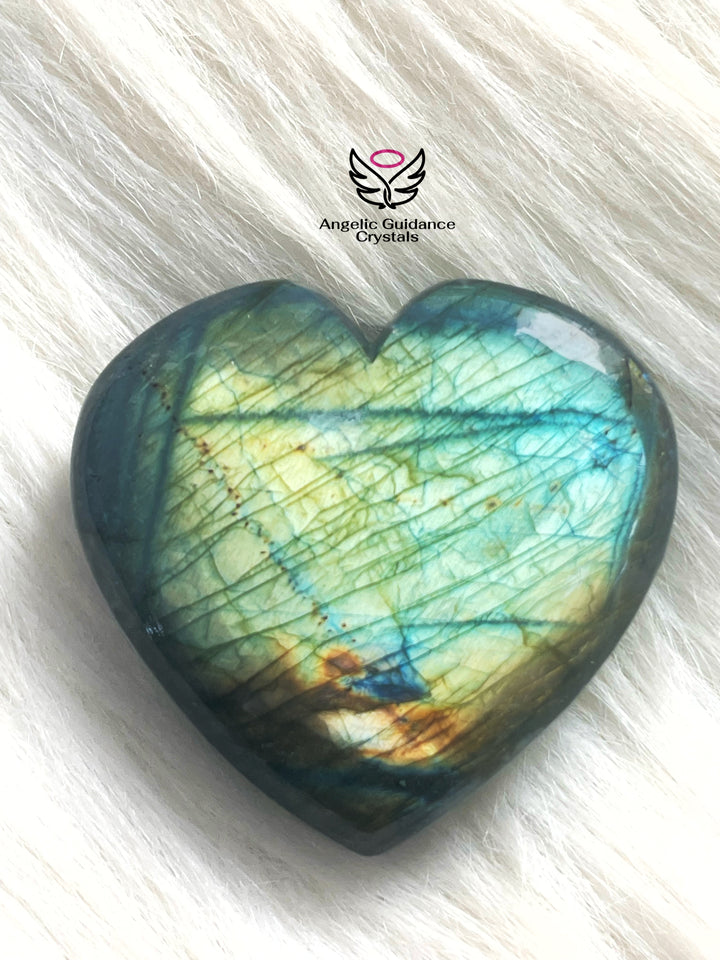 Labradorite Heart Large 1