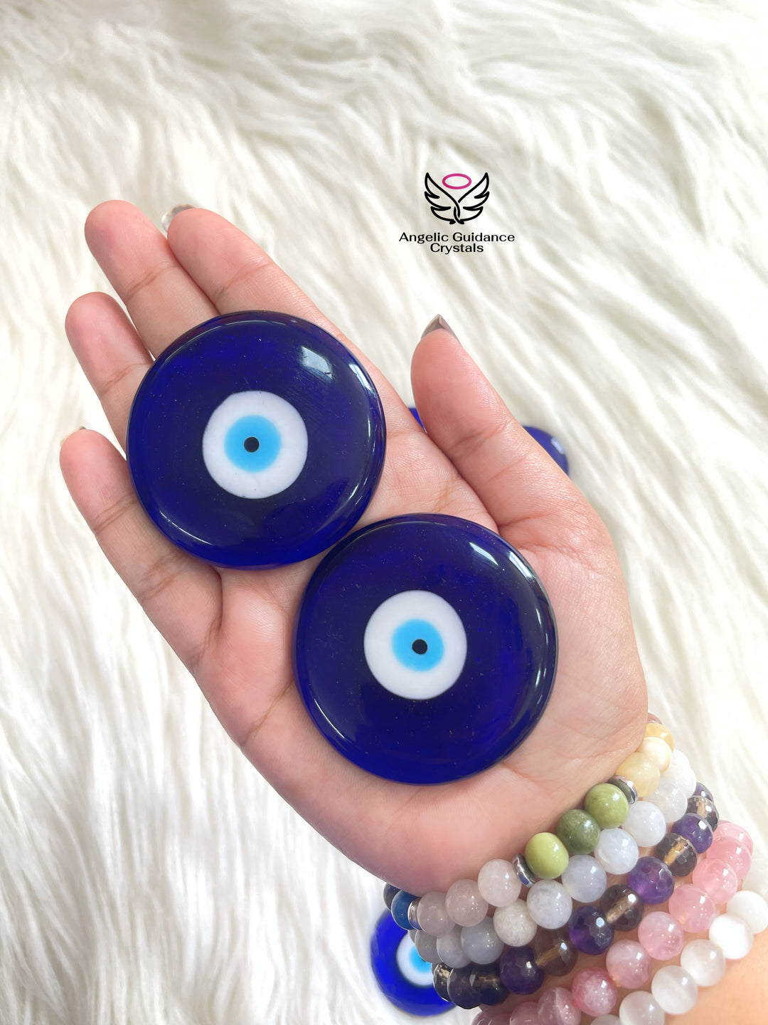 Evil Eye PalmStone Medium