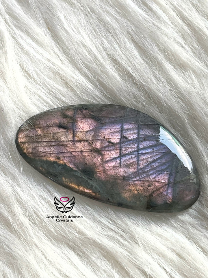 Labradorite Purple PalmStone 2